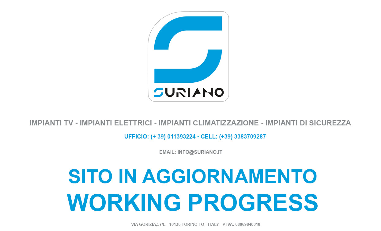 Suriano - sito in manutenzione